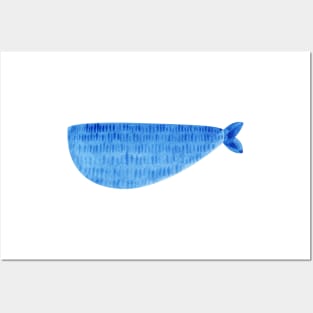 blue fish Posters and Art